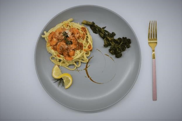 Diet Fuels - Sweet Chilli Prawn Tagliatelle with broccolini - Meal